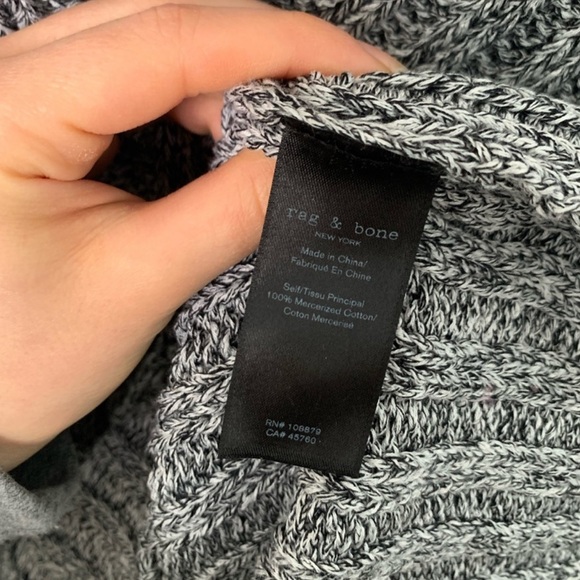 Rag & Bone Boat Neck Cable Knit Sweater - Picture 4 of 4